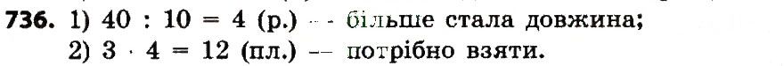 Вправа 736