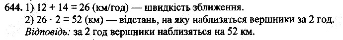 Вправа 644