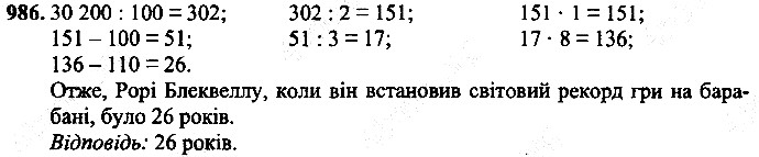 Вправа 986