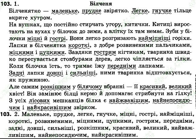 Вправа 103