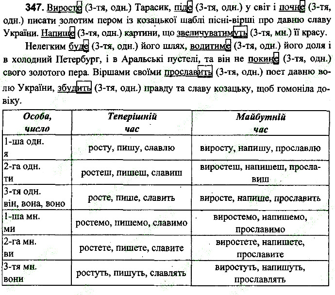 Вправа 347