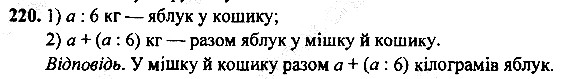 Вправа 220