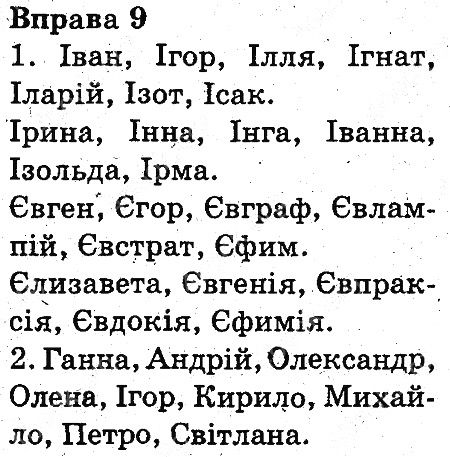 Вправа 9
