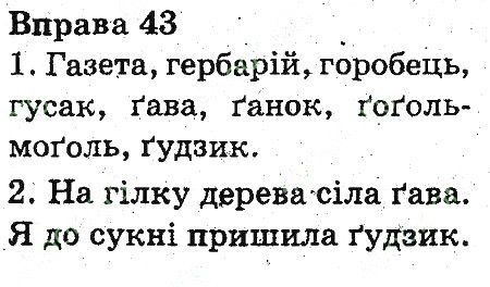 Вправа 43