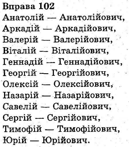 Вправа 102