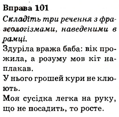 Вправа 101