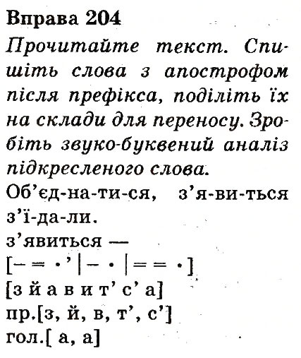 Вправа 204