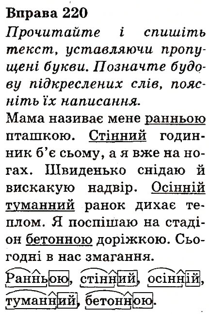 Вправа 220