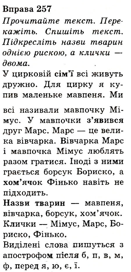 Вправа 257