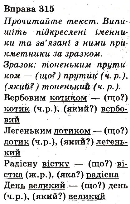 Вправа 315