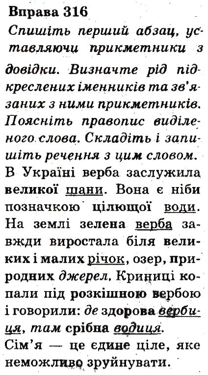 Вправа 316