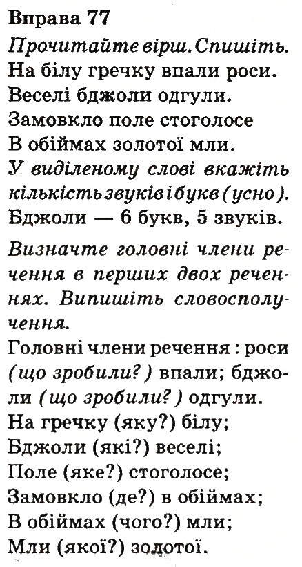 Вправа 77