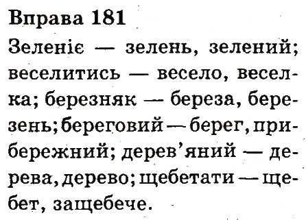 Вправа 181