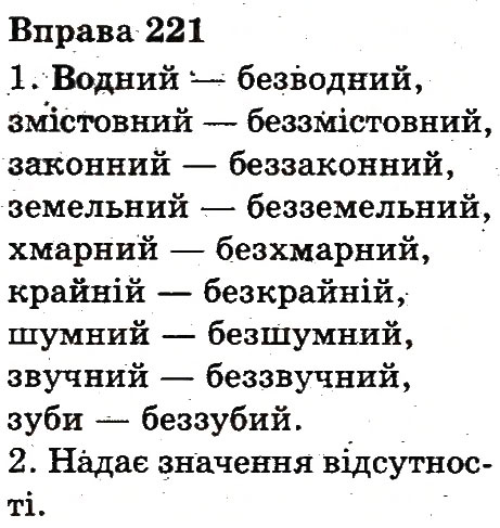 Вправа 221