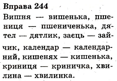 Вправа 244