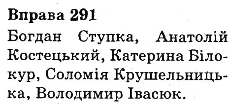 Вправа 291