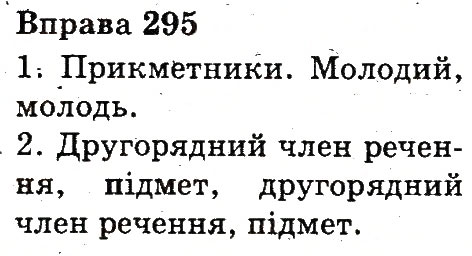 Вправа 295