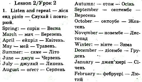 Стр110 Впр1 англійська мова 3 клас Карпюк 2013