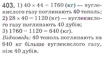 Вправа 403 математика 5 клас Мерзляк 2018