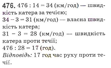 Вправа 476 математика 5 клас Мерзляк 2018
