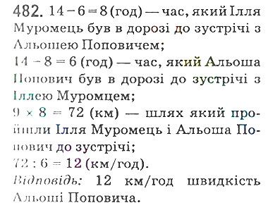Вправа 482 математика 5 клас Мерзляк 2018