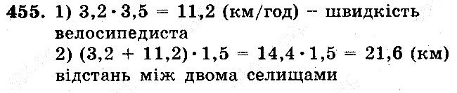 Задача 455 математика 5 клас Мерзляк 2018