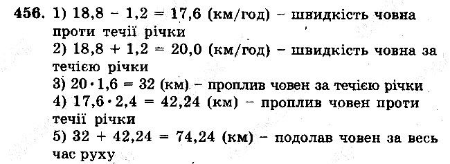 Задача 456 математика 5 клас Мерзляк 2018