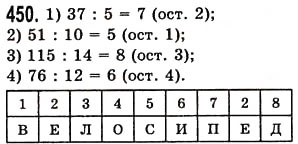 Вправа 450 математика 5 клас Істер 2013