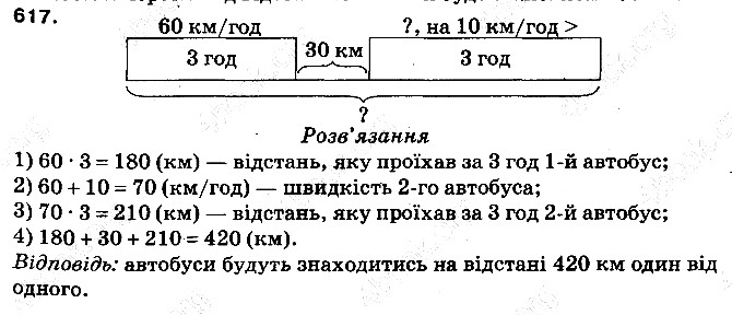 Вправа 617 математика 5 клас Тарасенкова 2013