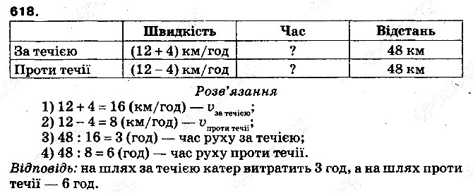 Вправа 618 математика 5 клас Тарасенкова 2013