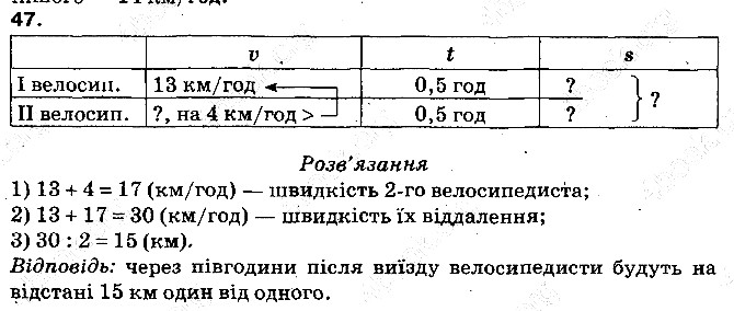 Задача 47 математика 5 клас Тарасенкова 2013