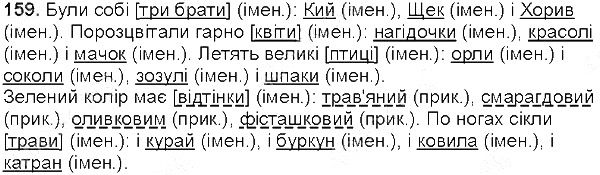 Вправа 159 українська мова 5 клас Глазова 2013