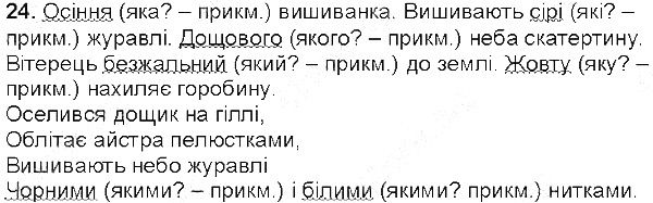 Вправа 24 українська мова 5 клас Глазова 2013