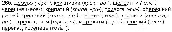 Вправа 265 українська мова 5 клас Глазова 2013