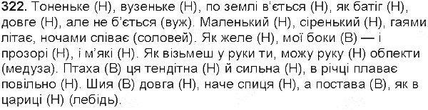 Вправа 322 українська мова 5 клас Глазова 2013