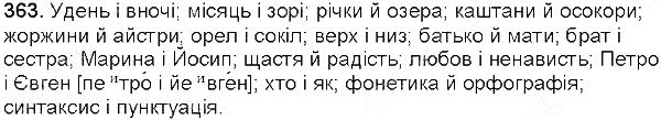 Вправа 363 українська мова 5 клас Глазова 2013