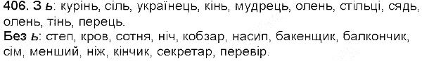 Вправа 406 українська мова 5 клас Глазова 2013