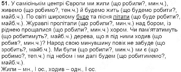 Вправа 51 українська мова 5 клас Глазова 2013