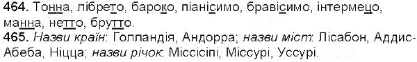 Вправа 464-465 українська мова 5 клас Глазова 2013