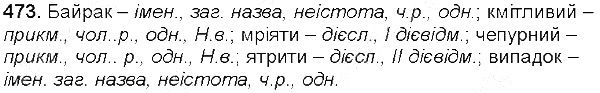 Вправа 473 українська мова 5 клас Глазова 2013