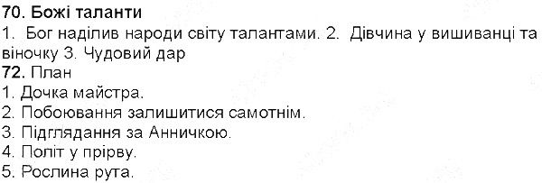 Вправа 70-72 українська мова 5 клас Глазова 2013