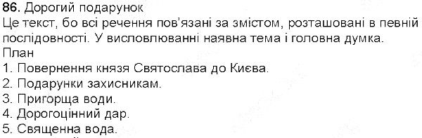 Вправа 86 українська мова 5 клас Глазова 2013