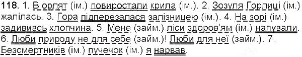 Вправа 118 українська мова 5 клас Глазова 2013