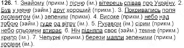 Вправа 126 українська мова 5 клас Глазова 2013