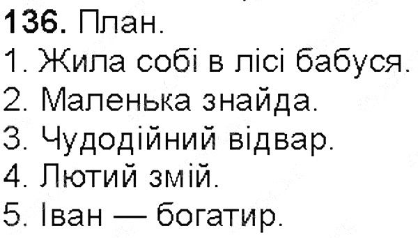 Вправа 136 українська мова 5 клас Глазова 2013