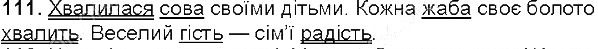 Вправа 111 українська мова 5 клас Єрмоленко Сичова 2013