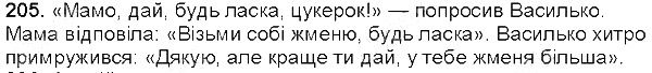 Вправа 205 українська мова 5 клас Єрмоленко Сичова 2013