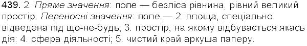 Вправа 439 українська мова 5 клас Єрмоленко Сичова 2013