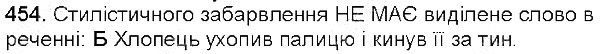 Вправа 454 українська мова 5 клас Єрмоленко Сичова 2013