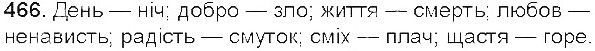 Вправа 466 українська мова 5 клас Єрмоленко Сичова 2013